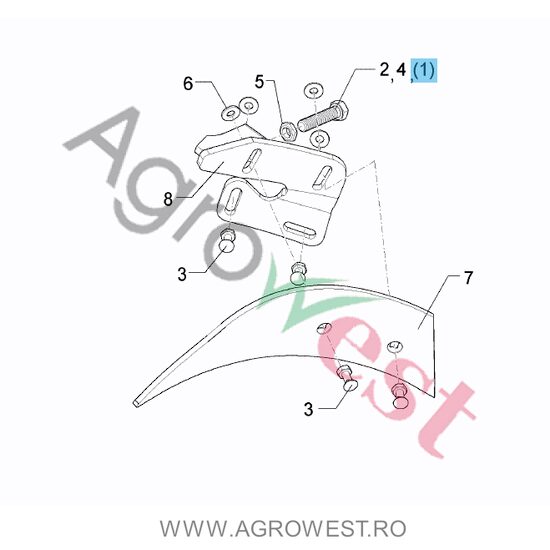 SURUB M16x60 8.8 301 3839