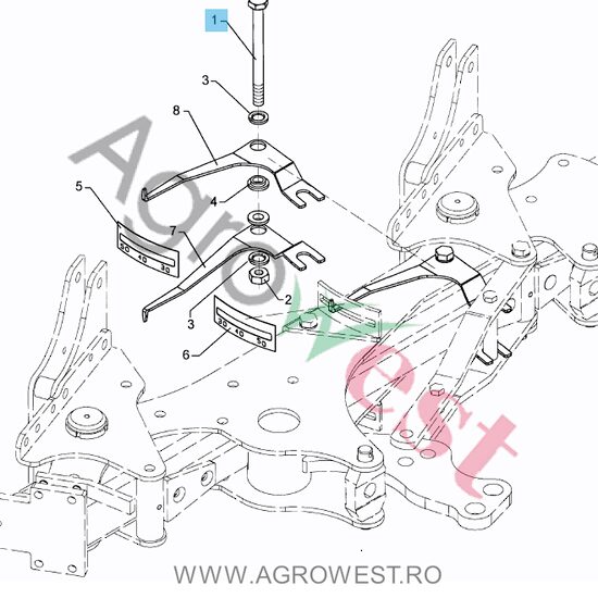 BOLT M20x1,5x215-10 9 301 4542