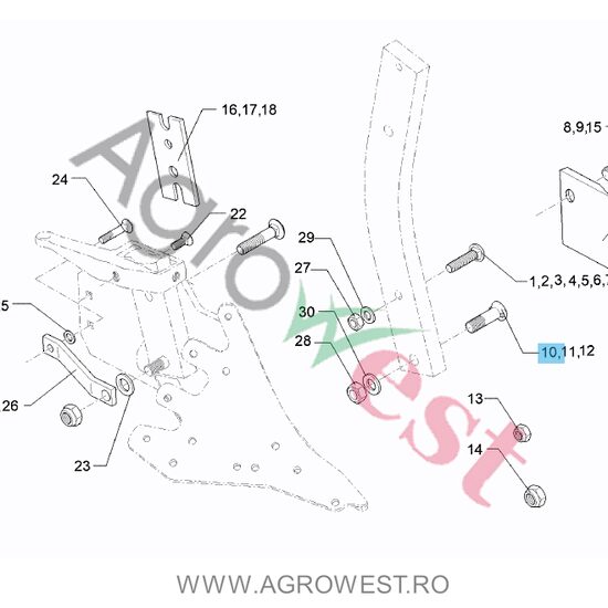 SURUB CU CAP INECAT M20x70x8,5-12.9 301 5747