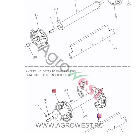 ROLA CU DEGETE 006.00638 (PERECHE)