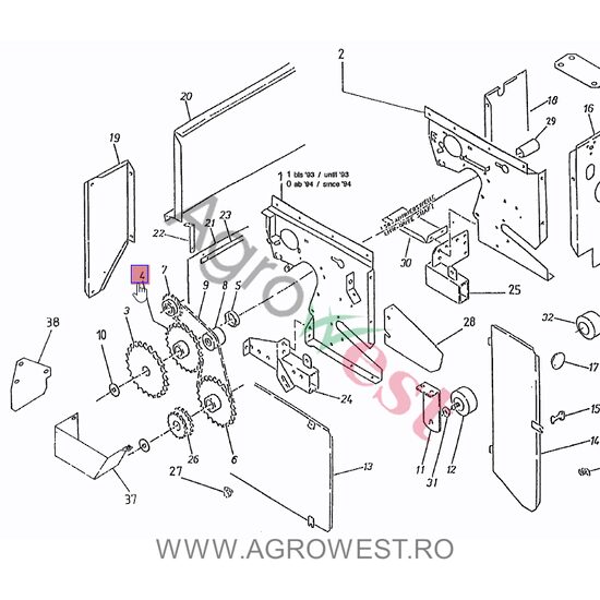 ROATA DE LANT 3/4"-T28 014.00259