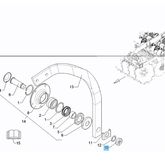 PIULITA M30x1,5-LH DIN439-05 303 0995