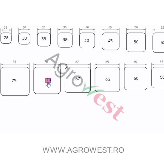 BANDA SORTARE MW 70 076.04265