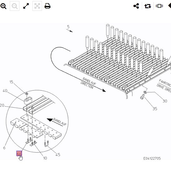 ELEMENT DE LEGATURA P25 Mx25 100.37604