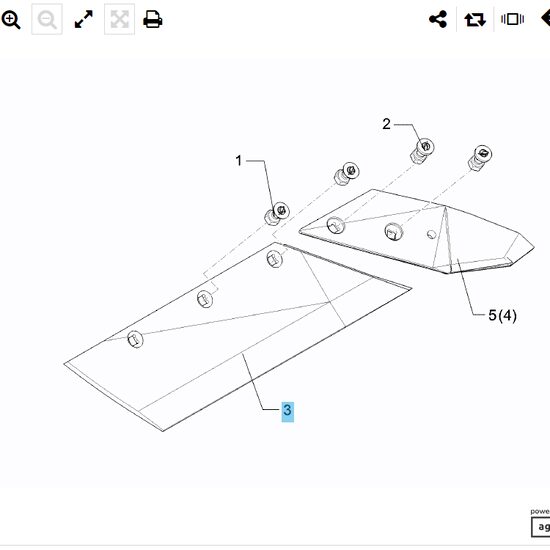 BRAZDAR SB56D 558x150x11 DR 335 2134