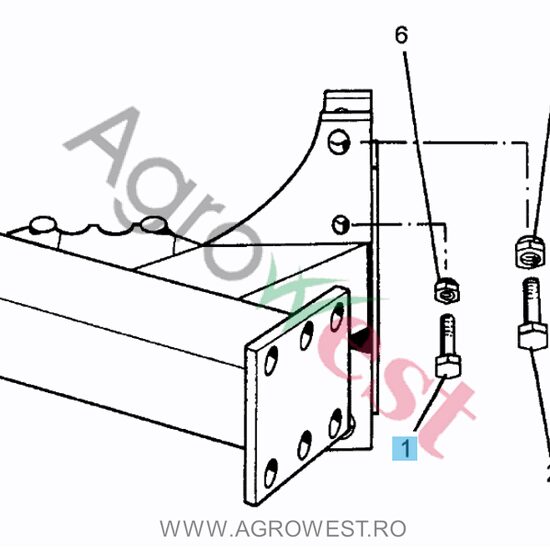 SURUB DE FORFECARE M14x65 8.8 301 3588
