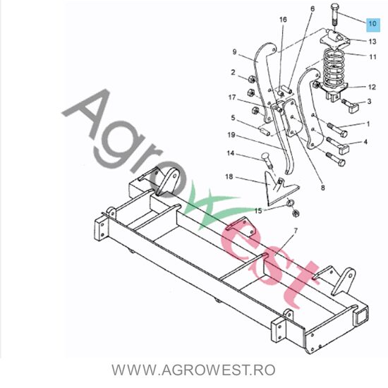 SURUB PRINDERE ARC M12x150 10.9 301 3555