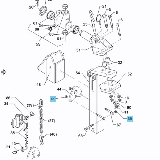 PIULITA CU AUTOBLOCARE M16-8 ZN DIN985 8.8 303 0935