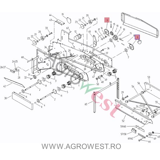 ROATA DE LANT 5/8"-T21 014.00065