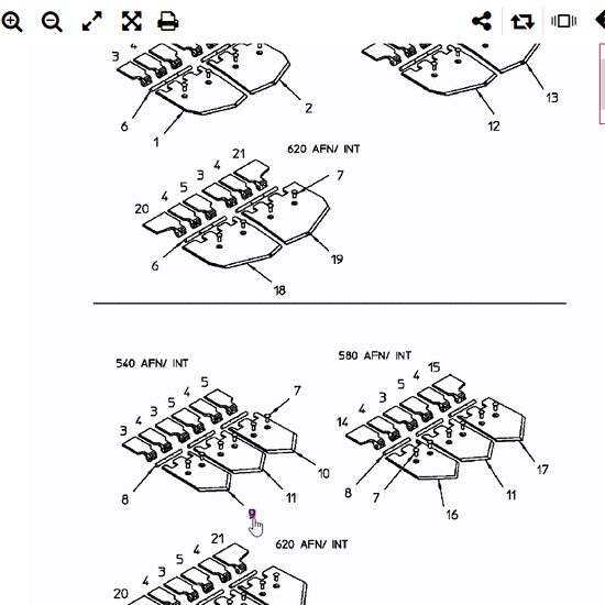 CUTIT LATERAL R/H 7x149x265 089.00031