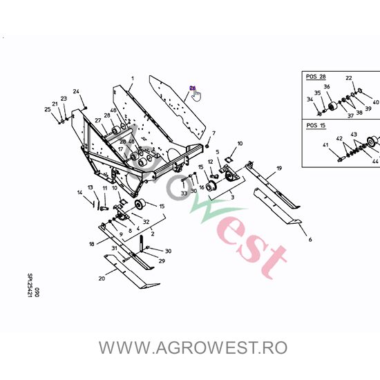 PLACA INOX 2x300x1064 018.00408