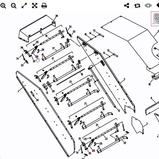 PLACA DE RETINERE 076.05844