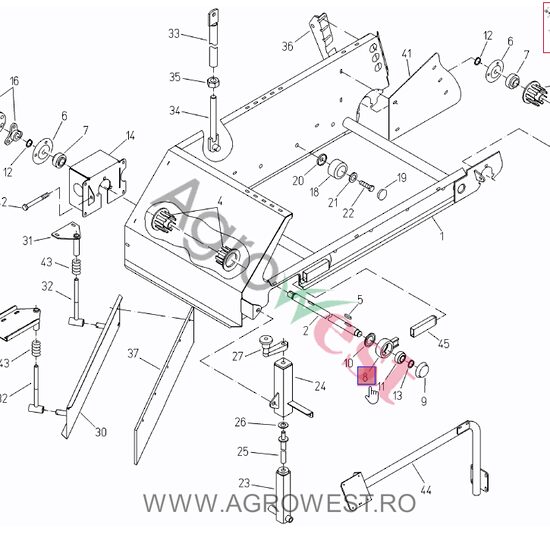 CARCASA RULMENT S25 002.00024