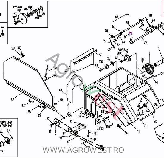 SUPORT UNGHIULAR 023.12251