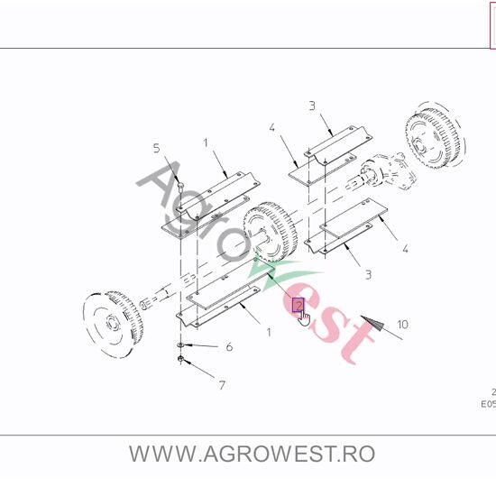 PLACA CAUCIUCATA 076.02545
