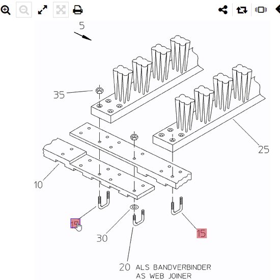 BOLT-U M5x28 099.00018