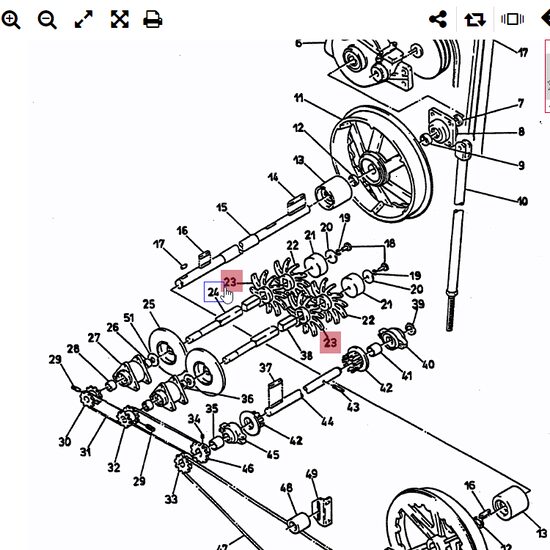 DISC CU 12 DEGETE TIP B 088.00210