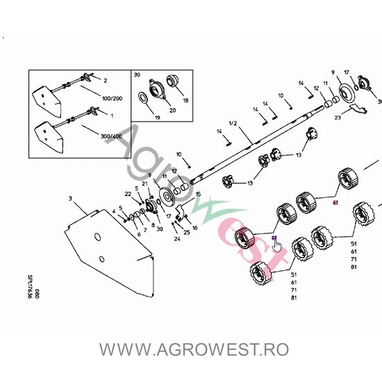 ROLA DE ANTRENARE CAUCIUC DM 194 076.03535