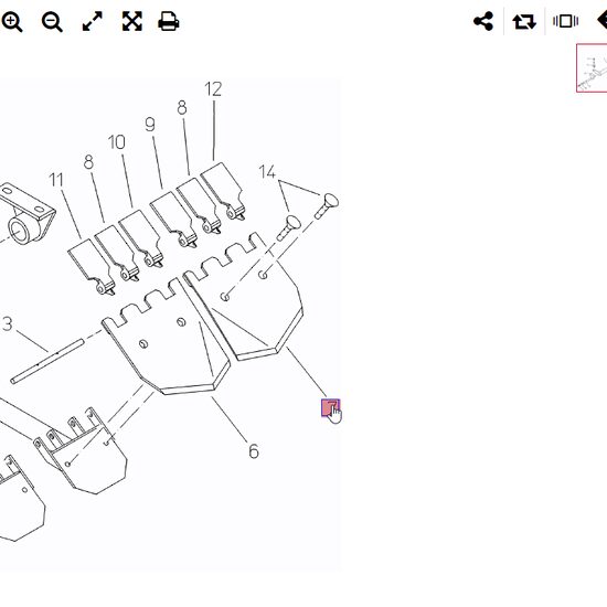 CUTIT L/H 6x264x277 089.00457