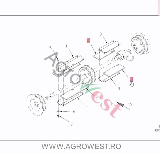 PLACA CAUCIUCATA 076.02544