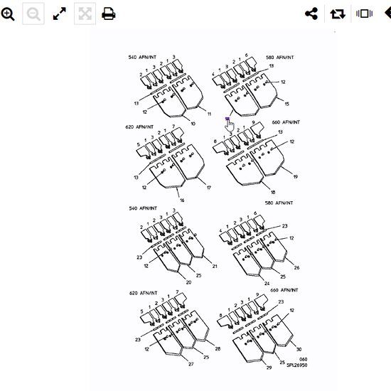 CUTIT R/H 580 INT 305 LG 089.02490