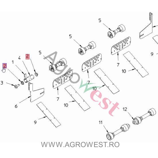 ROATA DE LANT 5/8"-T12 014.00674