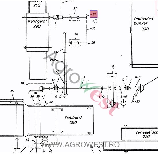 ROATA DE LANT 5/8"-T19 014.00298
