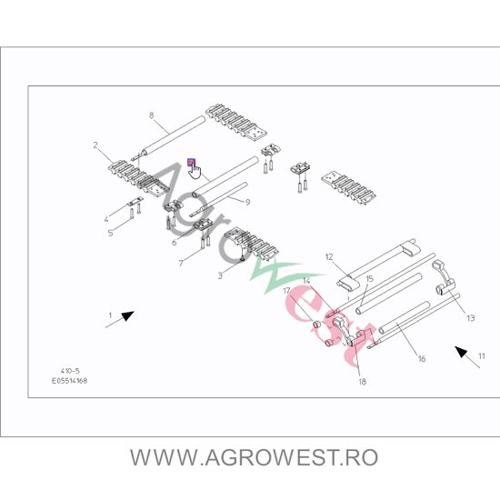 TEAVA PROTECTIE 17x8x548 070.00875