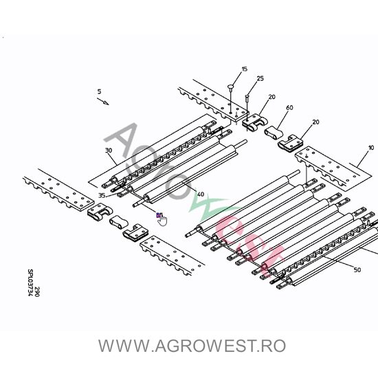 BARA DE LEGATURA 8x998 032.02515