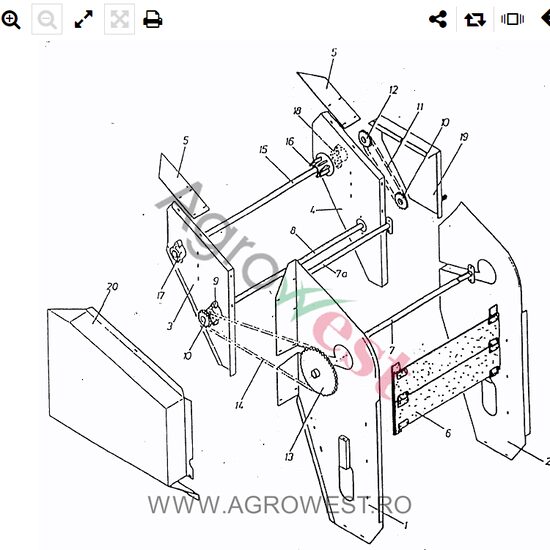 CARCASA RULMENT S25 001.00037