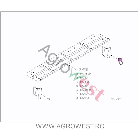 PLACA LATERALA 015.49158