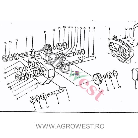 ROATA DINTATA 012.00025