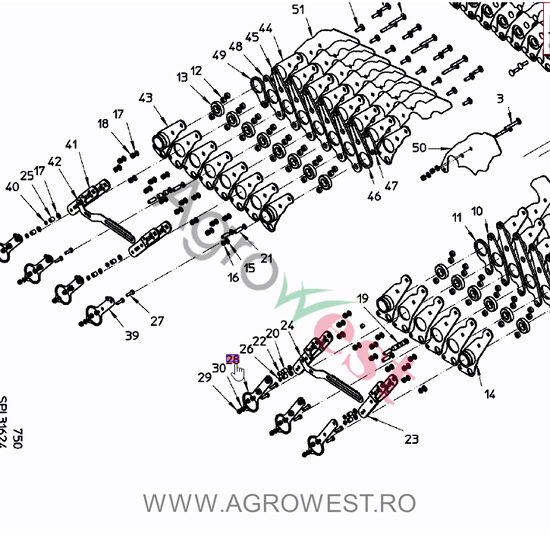 SUPORT MOTOR 100 TO 180MM 015.59525