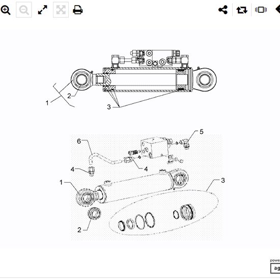 CILINDRU HIDRAULIC DZ70/40-240 SYS 5A 575 2508