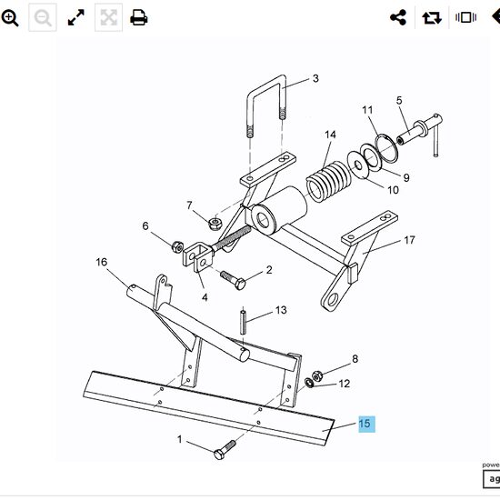 SUPORT LATERAL 100x8x790 DR 422 2824