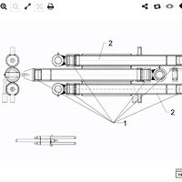 CILINDRU HIDRAULIC ED050/60x1895-1801 D40 57510228