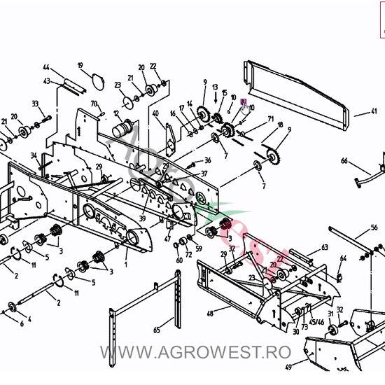 ROATA DE LANT 5/8"-T21/15 014.00421
