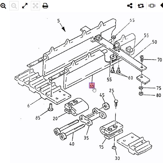 BARA CU PLACA DE CAUCIUC 720L 200.29297