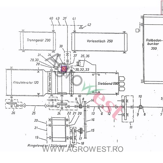 ROATA DE LANT 3/4"-T24/15 014.00366