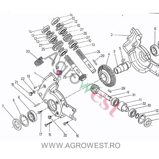 AX CU PINION CONIC 13-5-240 013.00007