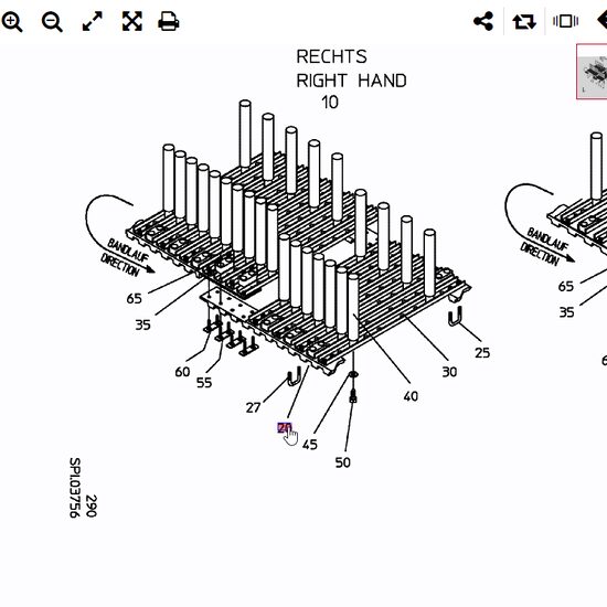 BANDA LATERALA OB94SCA-HIGH 50/36 200 93719
