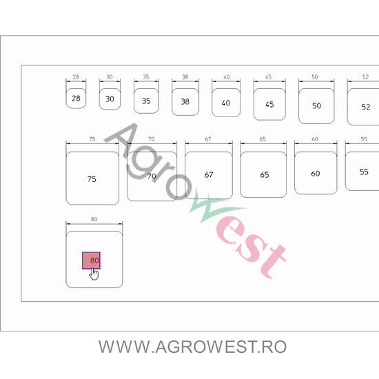 BANDA SORT CAUCIUC 80 076 04500