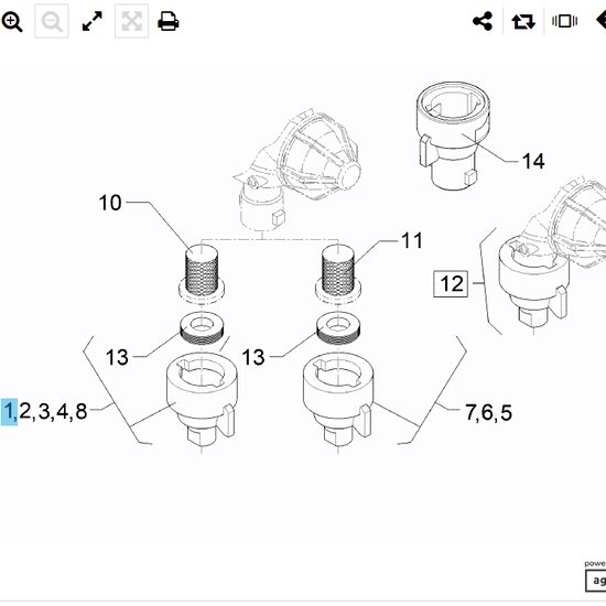 DIUZA XRC 110-025 K BJT 37810798