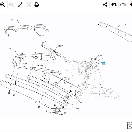 INTARITURA 30X8X124 2XD11-91 GEK12 ZN 469 5482
