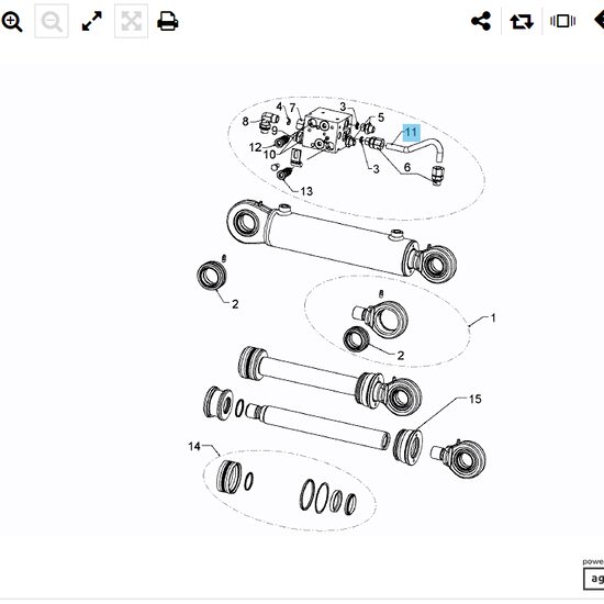 TEAVA HIDRAULICA 12X2X244X131 GEB 47510038