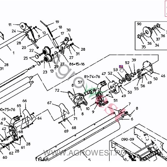 ROATA DINTATA 25X4X62 012.00170